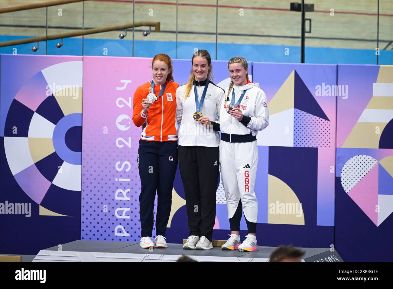 Hetty Van de Wouw ( NED ) Silbermedaille, Ellesse Andrews ( NZL