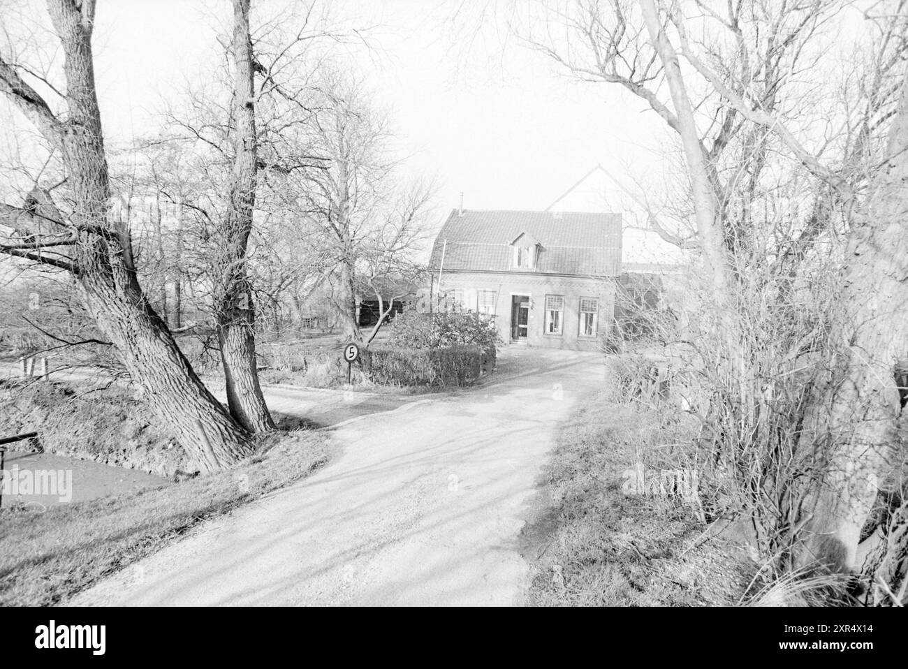Farm Aalsmeerderdijk 94, Oude Meer, Farmen, Oude Meer, Aalsmeerderdijk, 08-02-1989, Whizgle Dutch News: Historical Images Tailored for the Future. Erkunden Sie die Vergangenheit der Niederlande mit modernen Perspektiven durch Bilder von niederländischen Agenturen. Verbinden der Ereignisse von gestern mit den Erkenntnissen von morgen. Begeben Sie sich auf eine zeitlose Reise mit Geschichten, die unsere Zukunft prägen. Stockfoto
