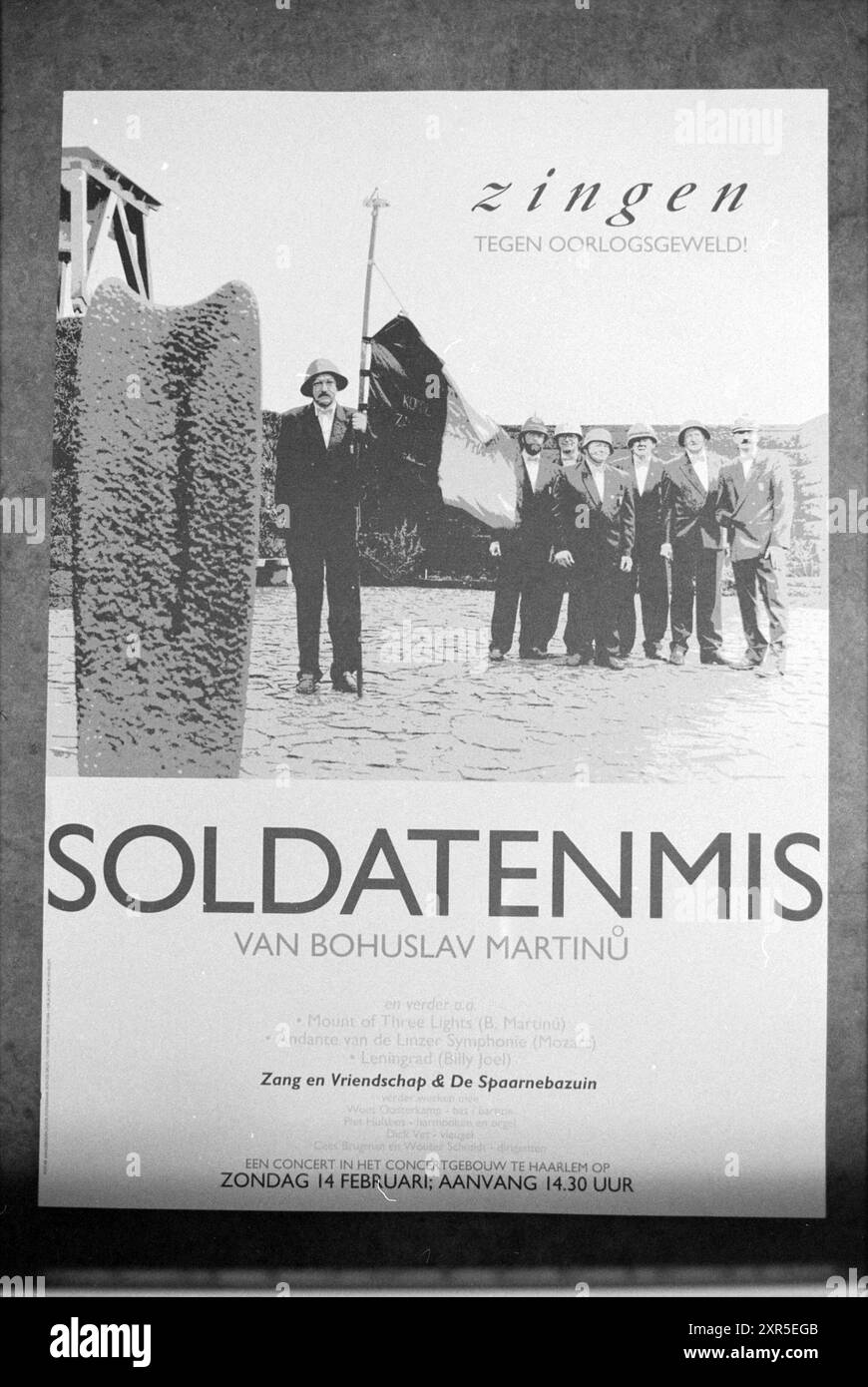 Poster Soldier's House, 01-02-1993, Whizgle Dutch News: Historical Images Tailored for the Future. Erkunden Sie die Vergangenheit der Niederlande mit modernen Perspektiven durch Bilder von niederländischen Agenturen. Verbinden der Ereignisse von gestern mit den Erkenntnissen von morgen. Begeben Sie sich auf eine zeitlose Reise mit Geschichten, die unsere Zukunft prägen. Stockfoto