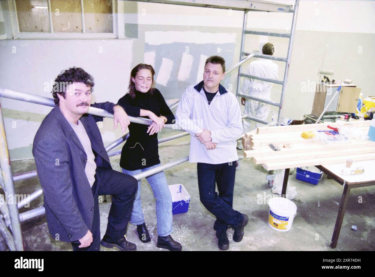 Family de Boer, Haarlem, Niederlande, 02-12-1999, Whizgle Dutch News: Historical Images Tailored for the Future. Erkunden Sie die Vergangenheit der Niederlande mit modernen Perspektiven durch Bilder von niederländischen Agenturen. Verbinden der Ereignisse von gestern mit den Erkenntnissen von morgen. Begeben Sie sich auf eine zeitlose Reise mit Geschichten, die unsere Zukunft prägen. Stockfoto