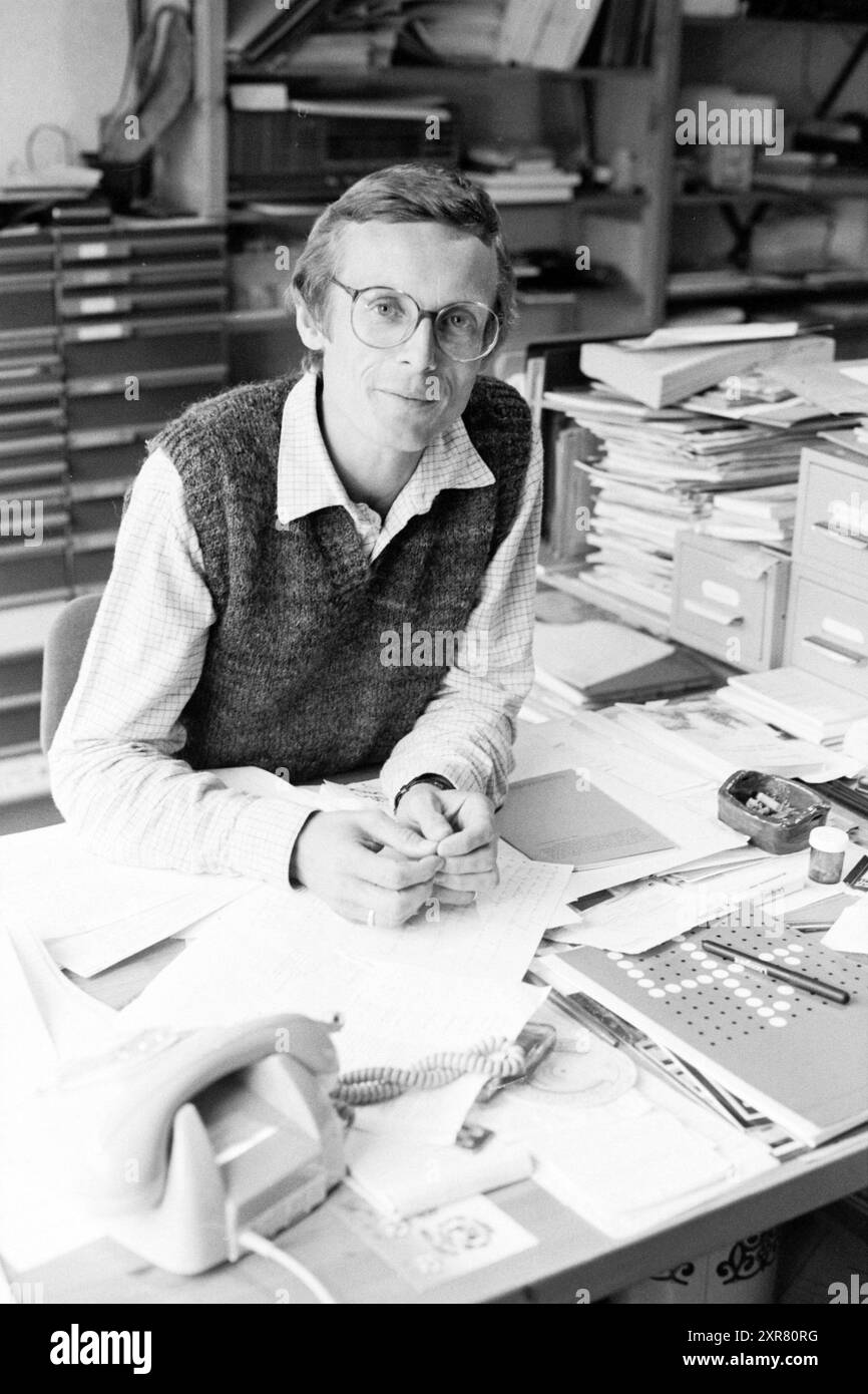 Paul van der Harst, Personen, 30-09-1986, Whizgle Dutch News: Historical Images Tailored for the Future. Erkunden Sie die Vergangenheit der Niederlande mit modernen Perspektiven durch Bilder von niederländischen Agenturen. Verbinden der Ereignisse von gestern mit den Erkenntnissen von morgen. Begeben Sie sich auf eine zeitlose Reise mit Geschichten, die unsere Zukunft prägen. Stockfoto