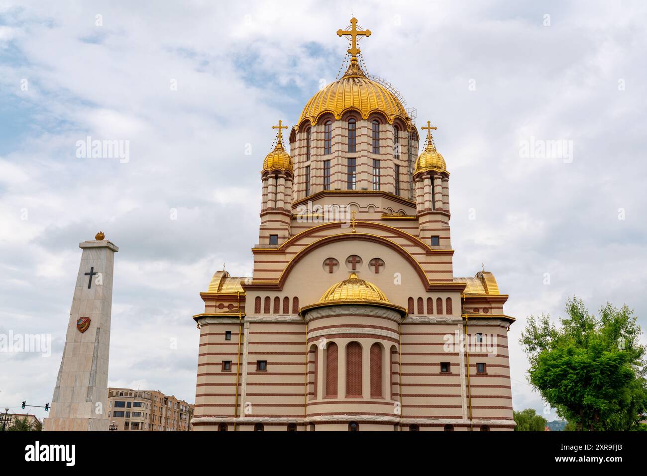 St. Johannes der Täufer orthodoxe Kathedrale in Fagaras - Rumänien. Stockfoto