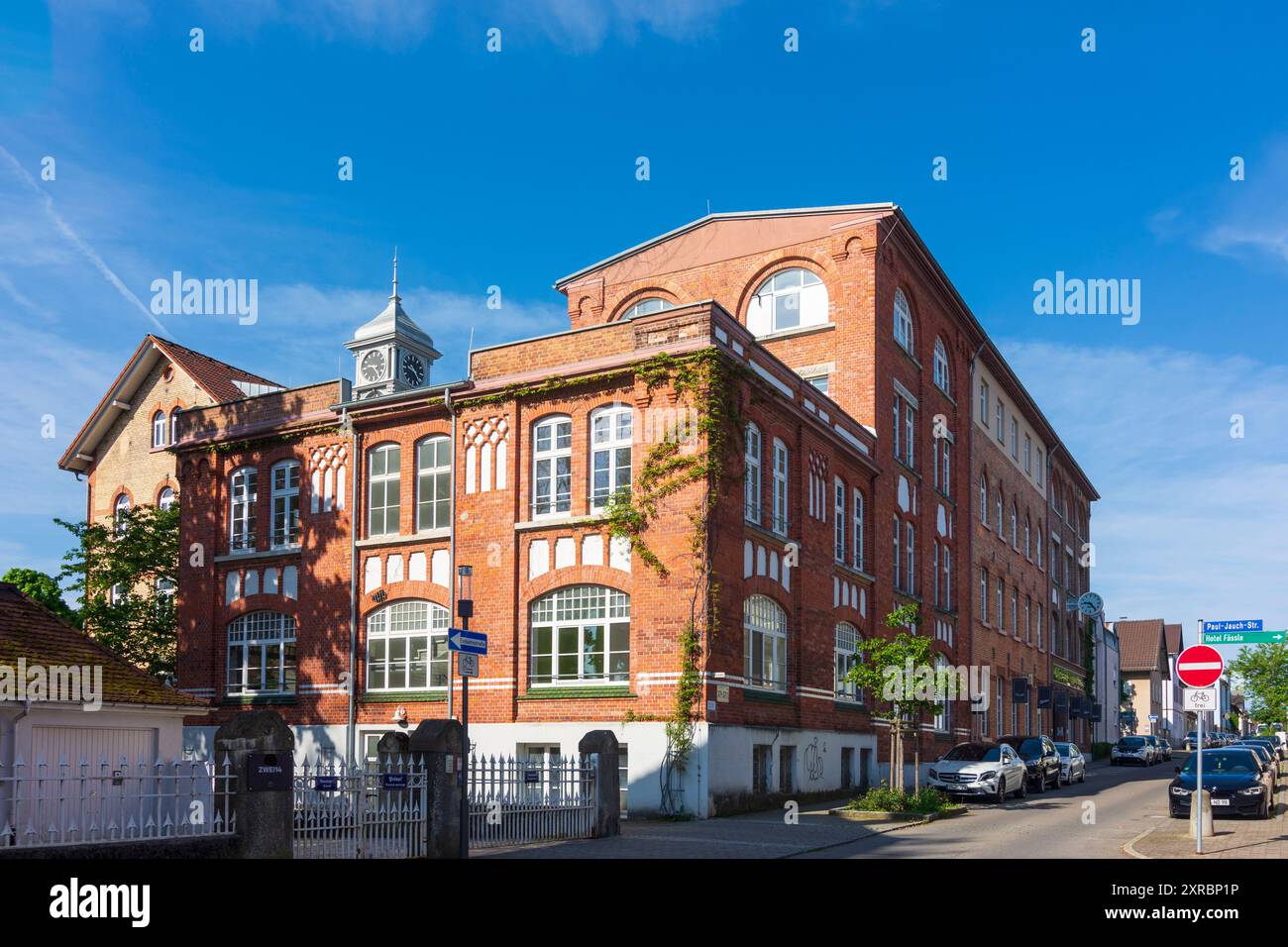 Villingen-Schwenningen, Uhrenindustriemuseum in der Württembergischen Uhrenfabrik Bürk in Schwenningen im Schwarzwald, Baden-Württemberg, Deutschland Stockfoto