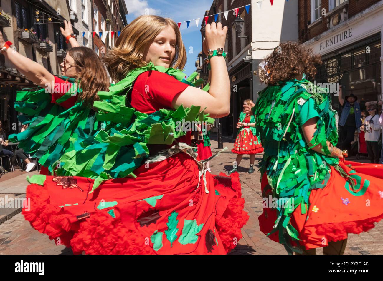 England, Kent, Rochester, Annual Sweeps Festival, Morris Dancers Stockfoto