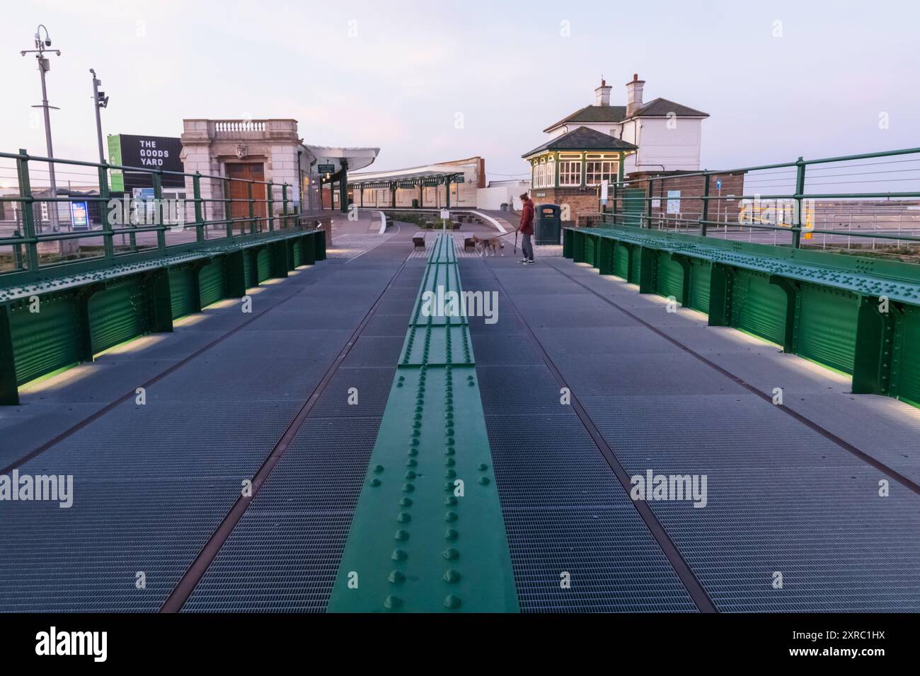 England, Kent, Folkestone, Bahnhof Folkestone Harbour Stockfoto