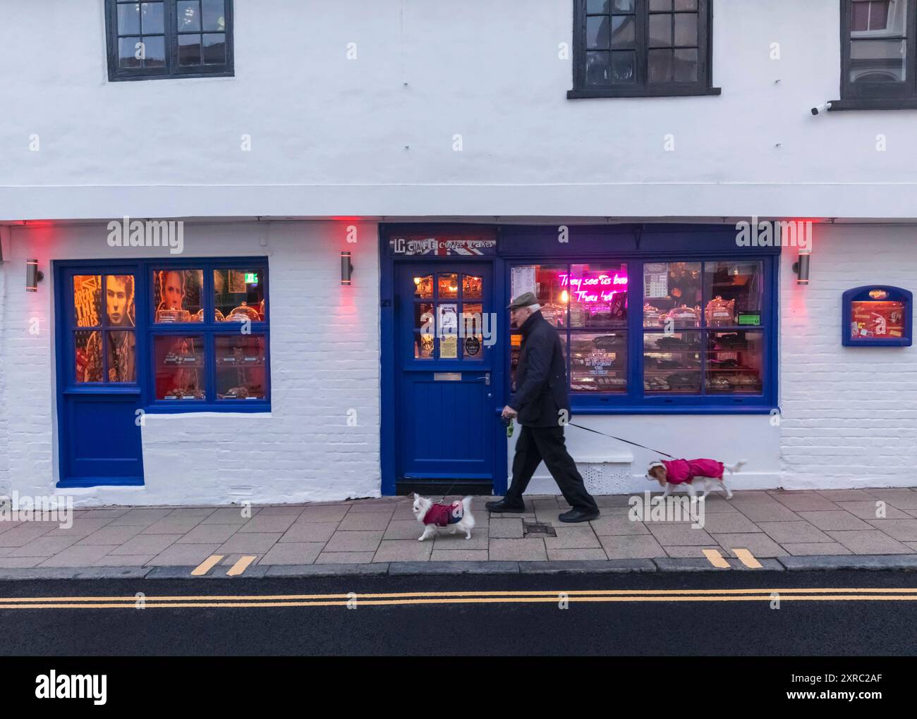 England, Sussex, West Sussex, Arundel, Kuchenladen Fenster Stockfoto