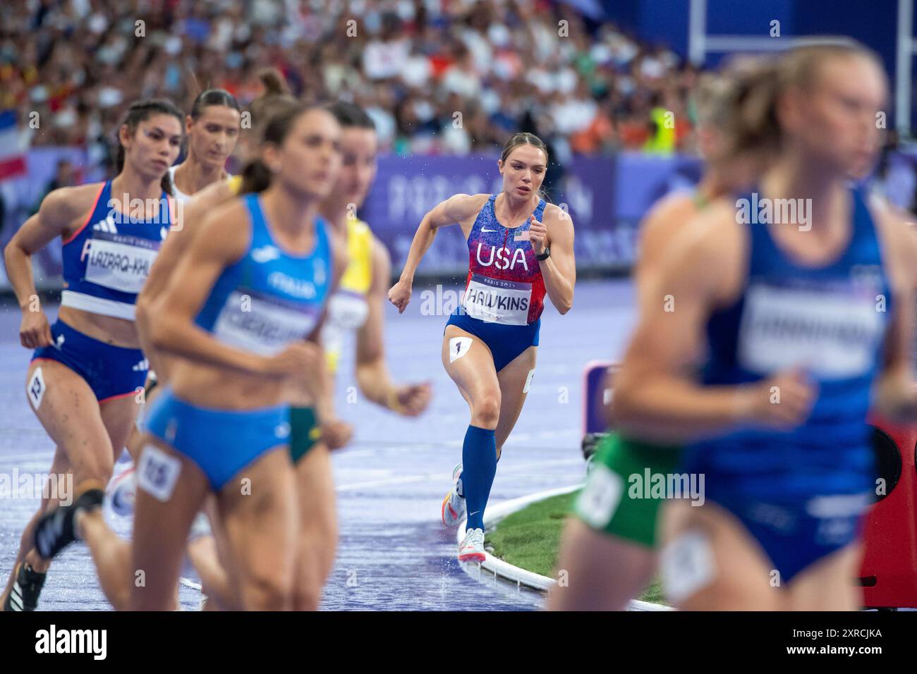 HAWKINS Chari (USA), Siebenkampf Frauen, 800 Meter Lauf, FRA