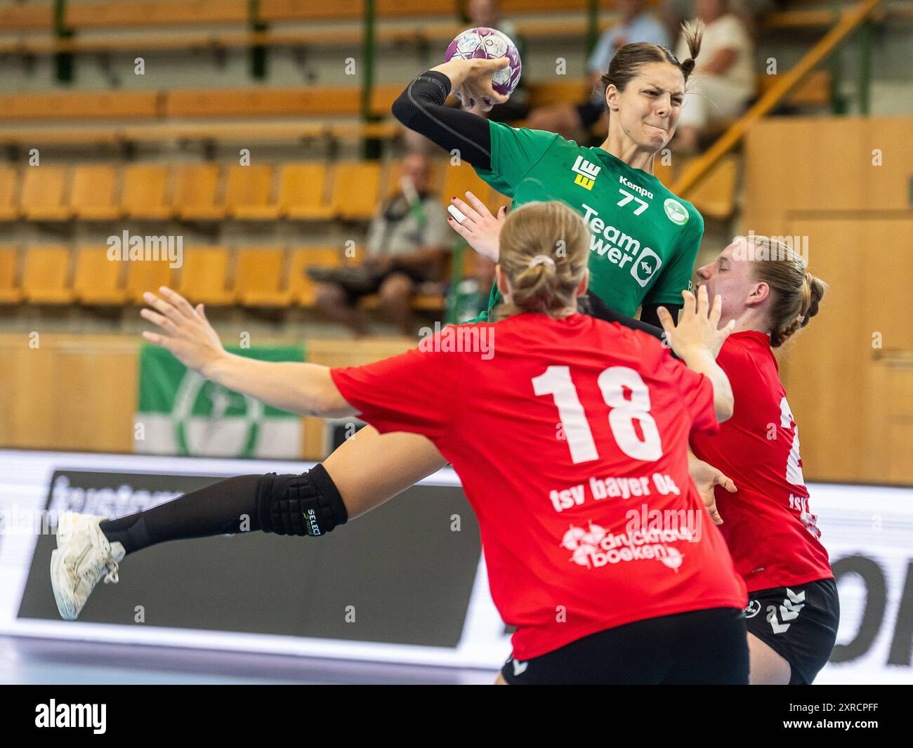 TSV Bayer 04 Leverkusen vs. Frisch auf Goeppingen, Handball, Frauen, 38. Stadtwerke Cup, 09.08.2024 EIBNER/Michael Schmidt Stockfoto