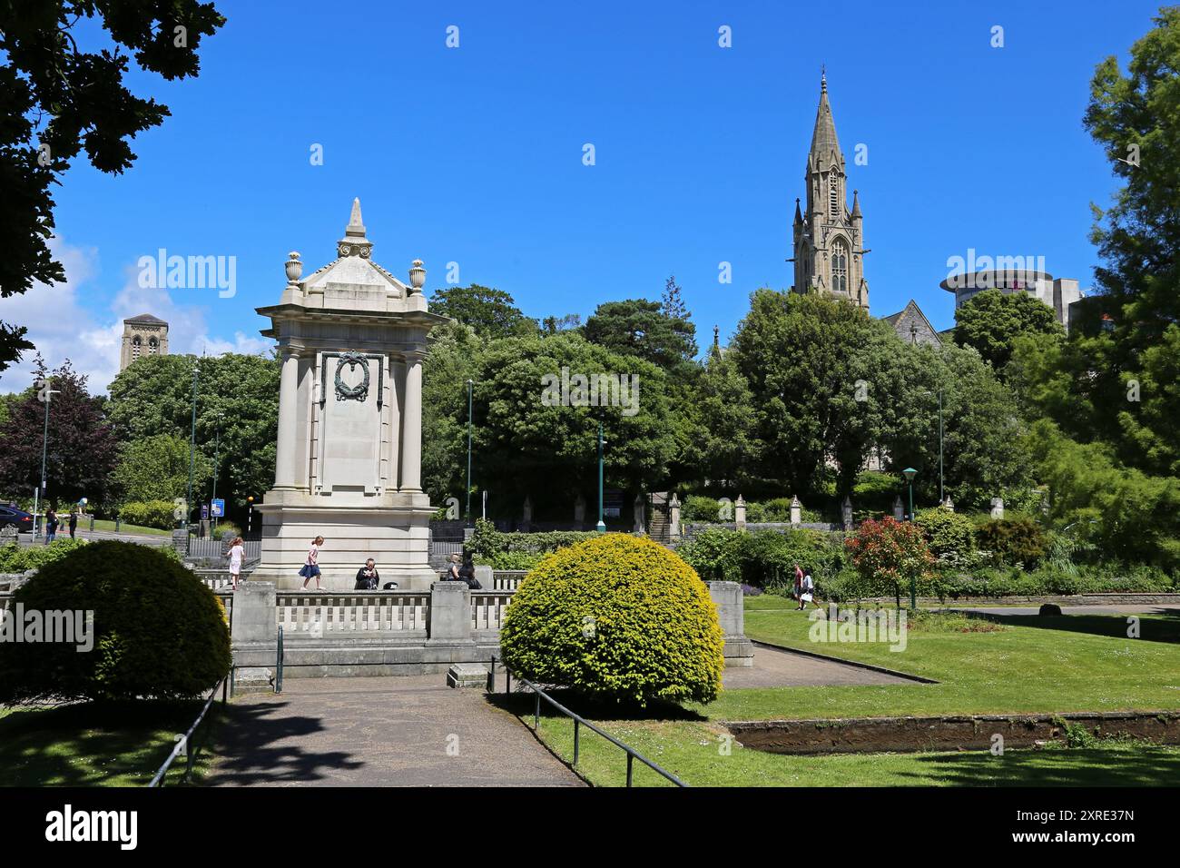 War Memorial, Central Gardens, Bournemouth, Dorset, England, Großbritannien, Großbritannien, Großbritannien, Europa Stockfoto