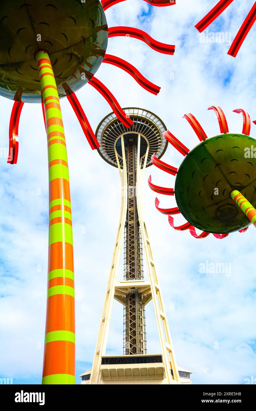 Space Needle, Seattle Washington Stockfoto