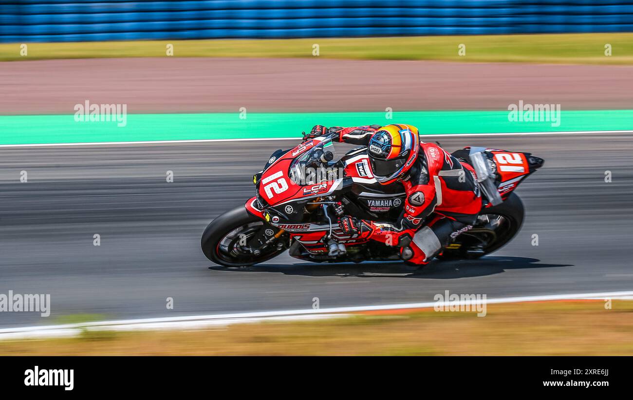 Oschersleben, Deutschland, Juni 09, 2019: Yamaha YZF-R1 von LCR Ausdauer zu FIM Endurance World Championship in der Motorsport Arena Stockfoto