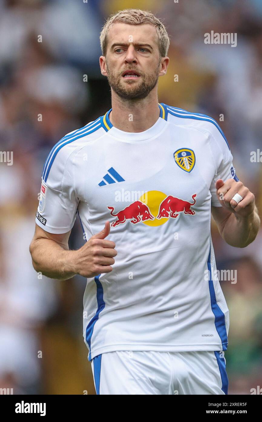 Leeds, Großbritannien. August 2024. Patrick Bamford von Leeds United während des Sky Bet Championship Matches Leeds United gegen Portsmouth in der Elland Road, Leeds, Vereinigtes Königreich, 10. August 2024 (Foto: Mark Cosgrove/News Images) in Leeds, Vereinigtes Königreich am 10. August 2024. (Foto: Mark Cosgrove/News Images/SIPA USA) Credit: SIPA USA/Alamy Live News Stockfoto