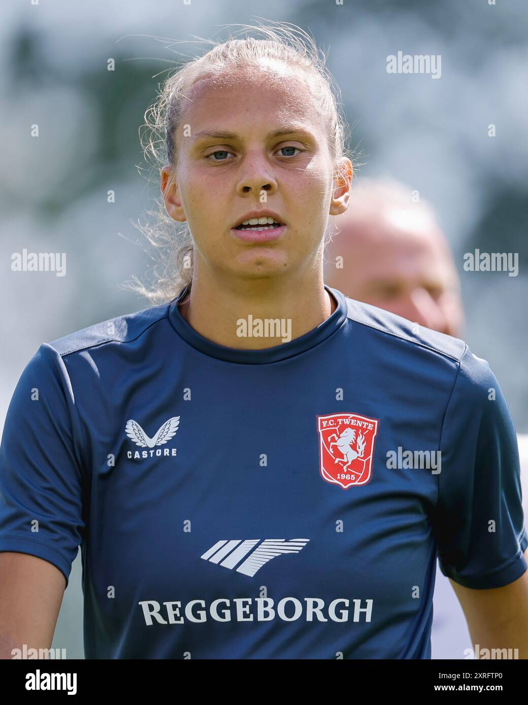 Deurningen, Niederlande. August 2024. DEURNINGEN, NIEDERLANDE - 10. AUGUST: Sophie te Brake vom FC Twente beim Freundschaftsspiel zwischen FC Twente und VfL Wolfsburg im Sportpark 't Hoge Vonder am 10. August 2024 in Deurningen, Niederlande. (Foto von Raymond Smit/Orange Pictures) Credit: Orange Pics BV/Alamy Live News Stockfoto