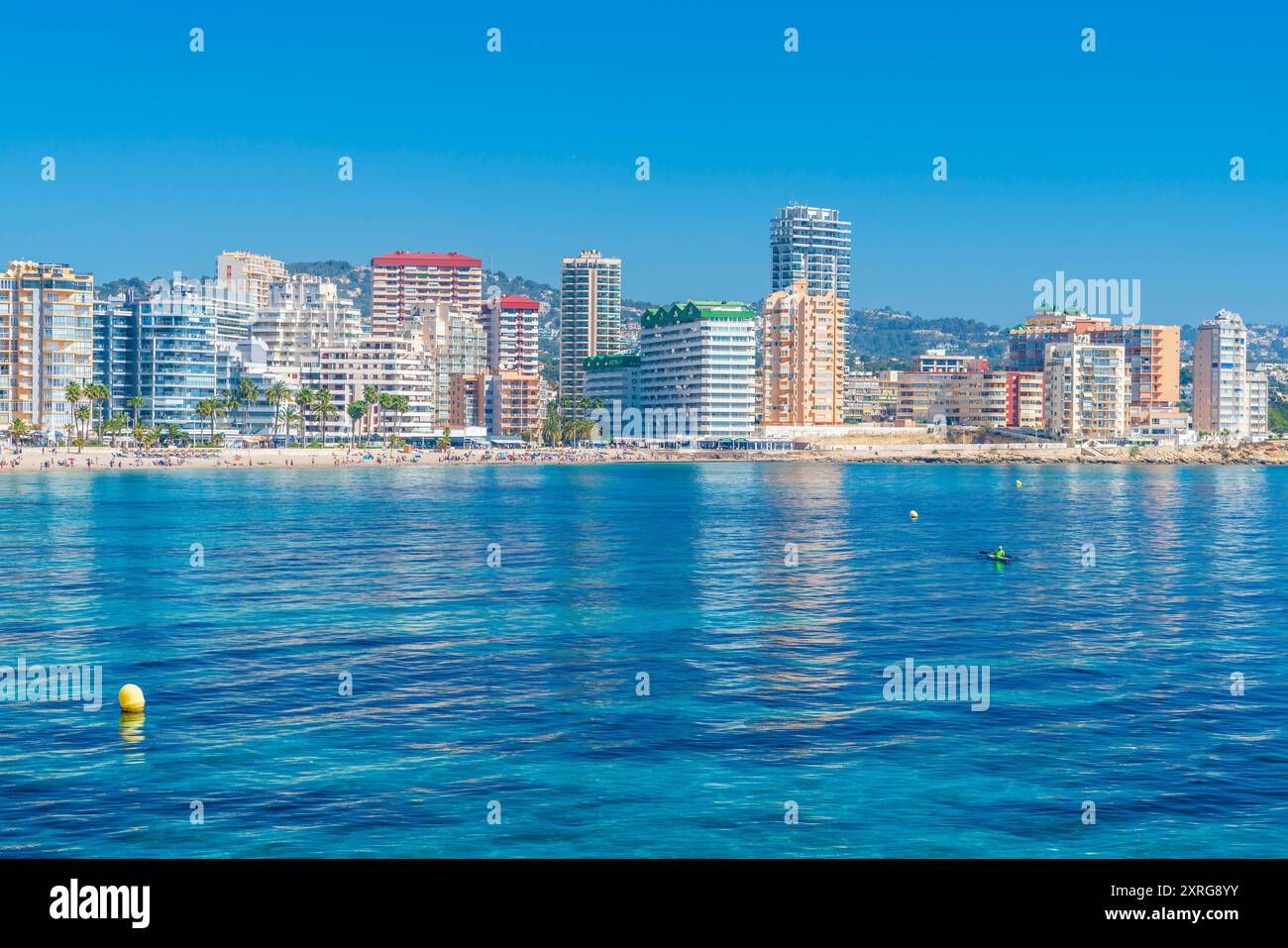 Platja de la Fossa, Calp, Comunidad Valenciana, Viertel Alicante, Costa Blanca, Spanien Stockfoto