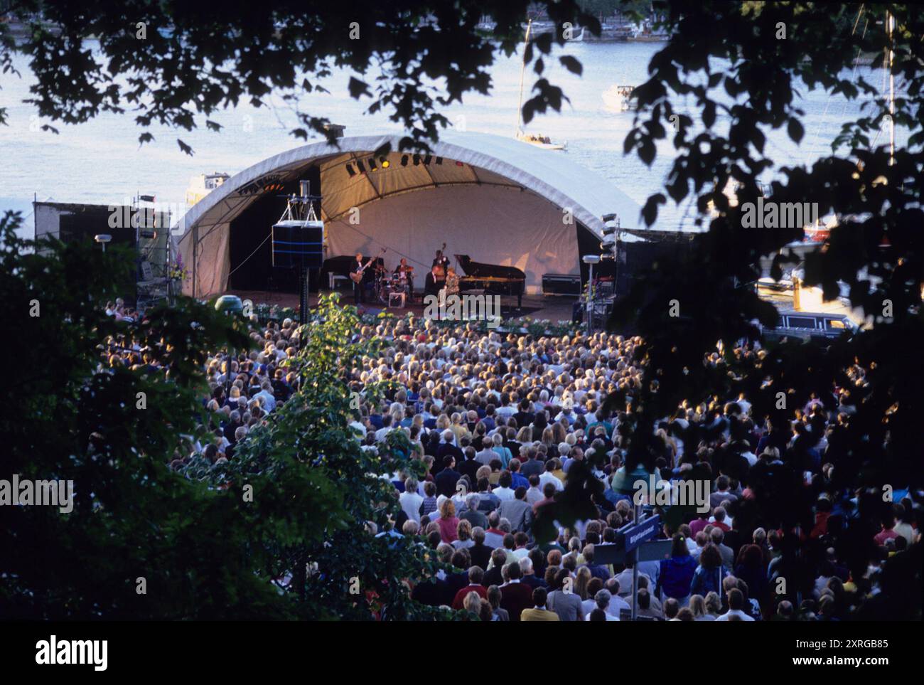 STOCKHOLM JAZZ im Skeppsholmen im Zentrum Stockholms Stockfoto