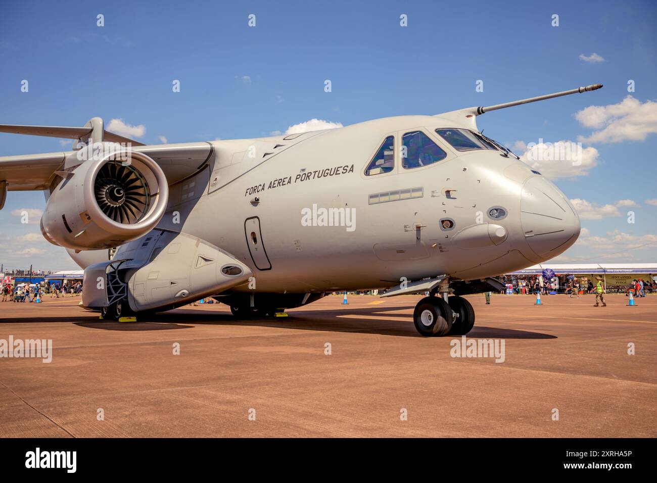 Portugese Embraer C-390 Millennium auf statischer Anzeige bei RIAT 2024 Stockfoto