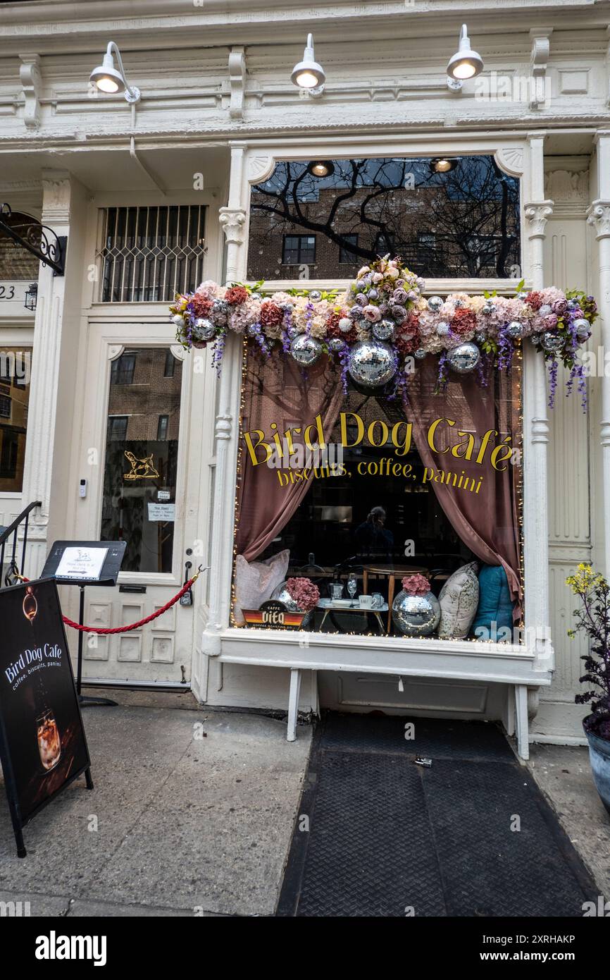 Bird Dog Cafe, 525 Hudson Street, West Village, New York City, New York, USA Stockfoto