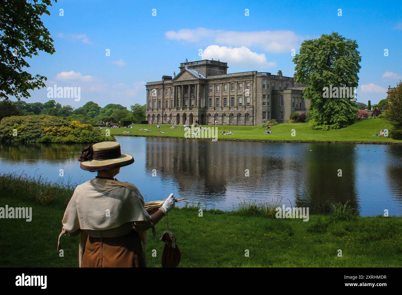 Stolz und Vorurteile im Lyme Park, Cheshire Stockfoto