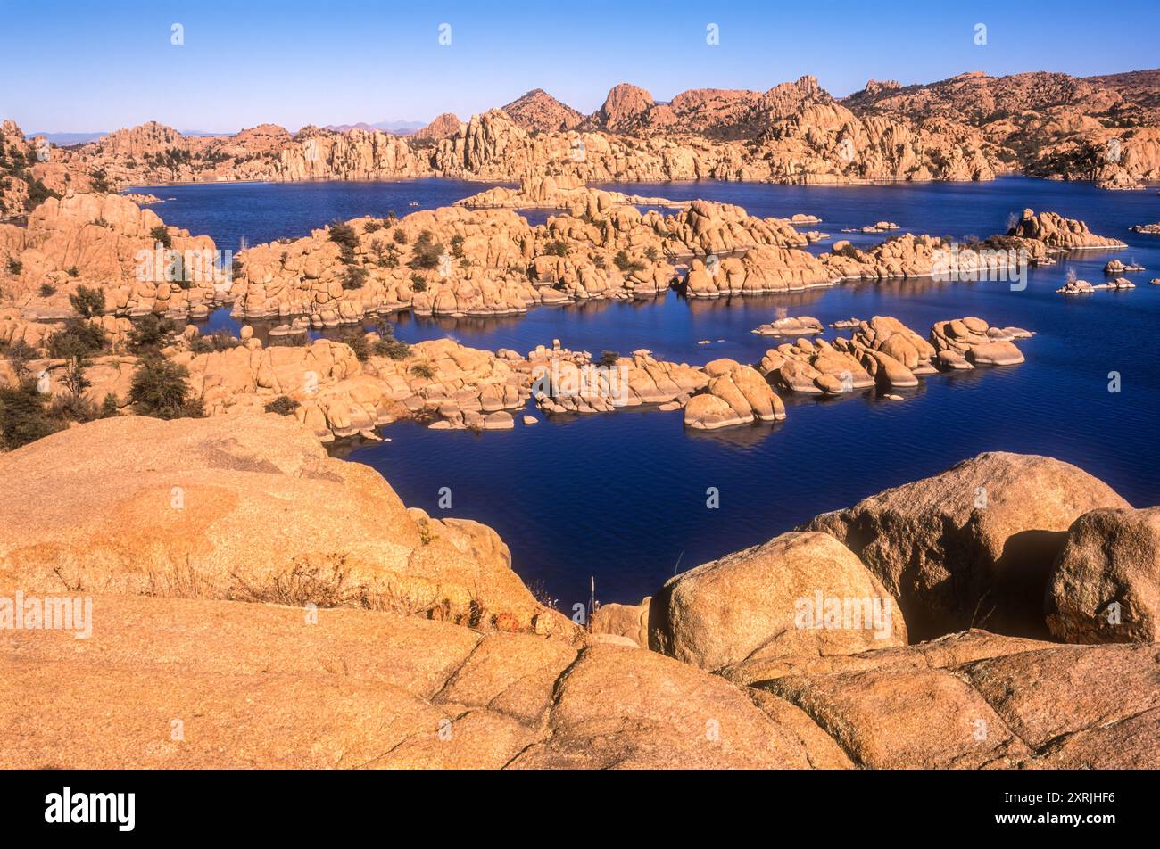 Der malerische Watson Lake in den Granite Dells von Prescott, Arizona. (USA) Stockfoto
