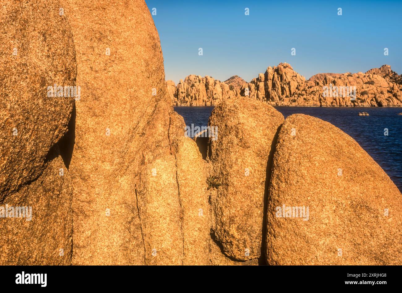 Der malerische Watson Lake in den Granite Dells von Prescott, Arizona. (USA) Stockfoto