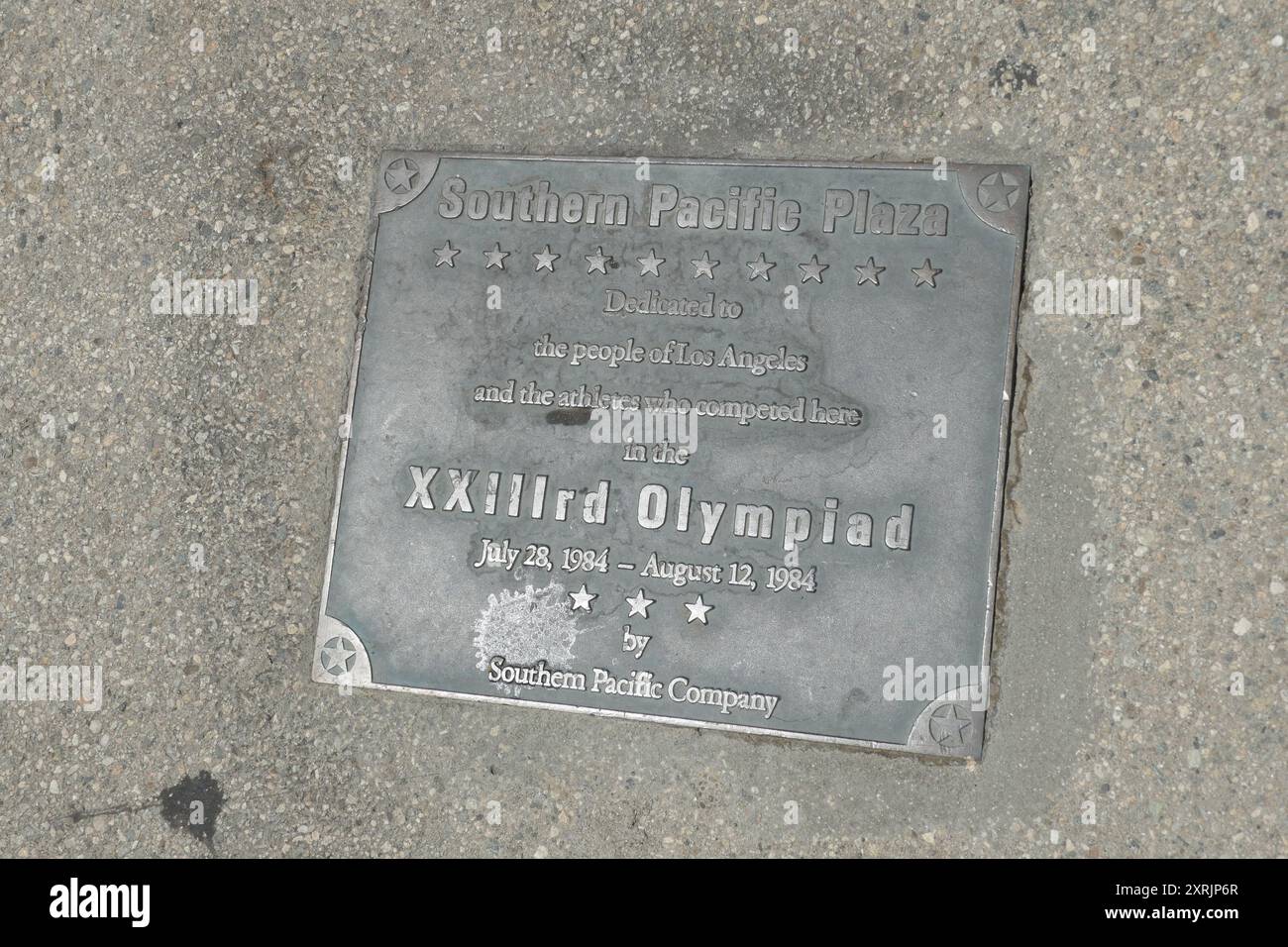 Am 9. August 2024 fand das LA Memorial Coliseum statt, wo die Olympischen Spiele 1932 und 1984 stattfanden und bald die Olympischen Spiele 2028 am 9. August 2024 in Los Angeles, Kalifornien, USA. Foto: Barry King/Alamy Stock Photo Stockfoto