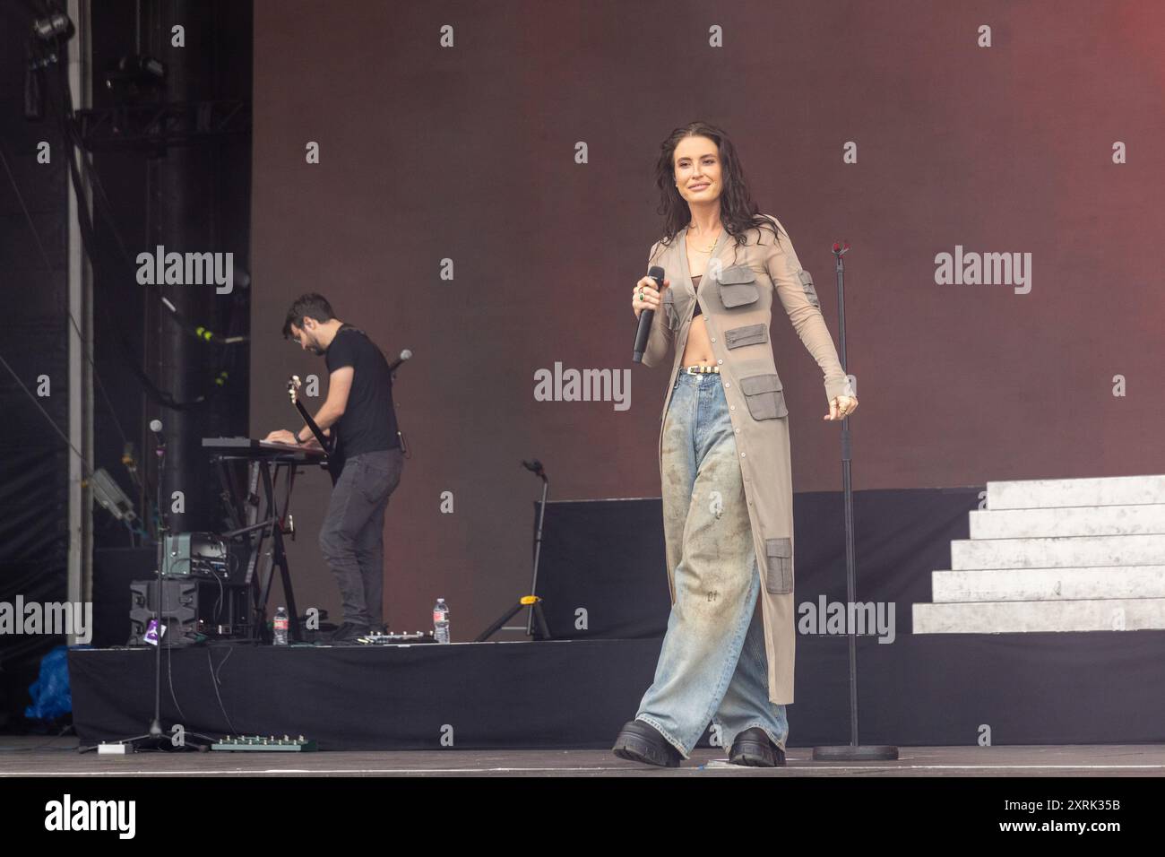 Fletcher (Cari Fletcher) während des Outside Lands Music Festivals am 10. August 2024 in San Francisco, Kalifornien (Foto: Daniel DeSlover/SIPA USA) Stockfoto