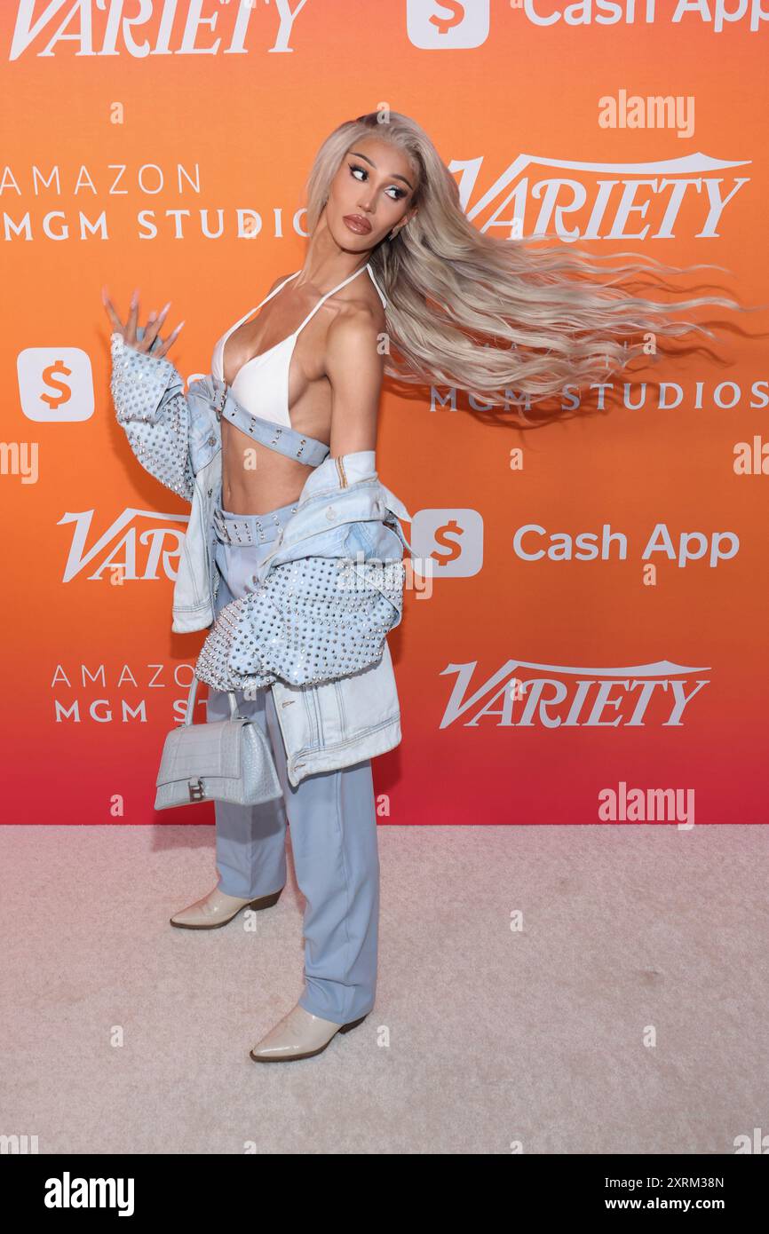 Kerri Colby nimmt am 8. August 2024 im Santa Monica Proper Hotel in Santa Monica, Kalifornien, an Variety's 2024 Power of Young Hollywood Teil. Foto: Crash/imageSPACE/SIPA USA Stockfoto