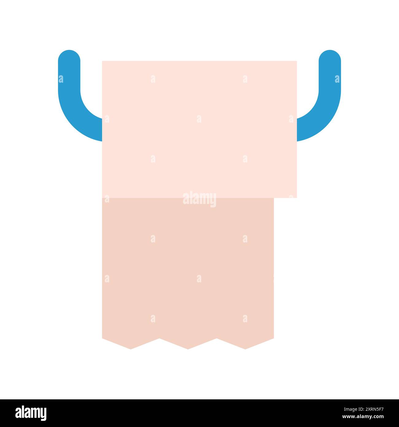 Toilettenpapier Im Badezimmer Stock Vektor