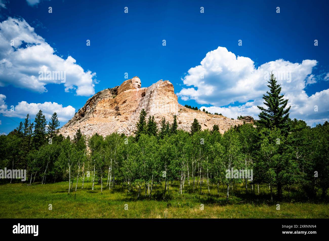 Crazy Horse Memorial South Dakota Stockfoto