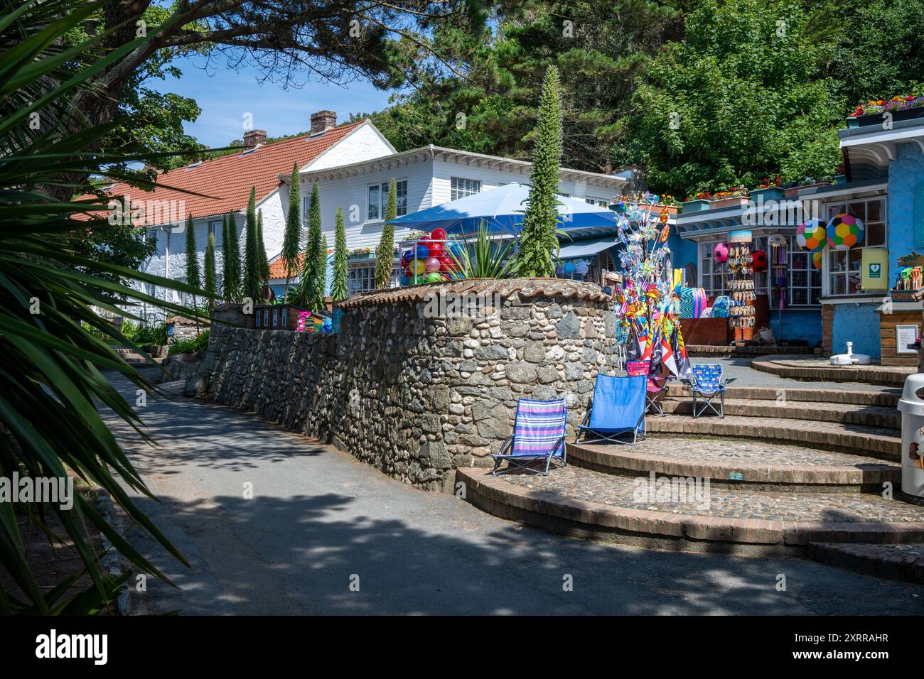 Herm Island Shop, der Essentials, Souvenirs und Geschenke verkauft, Kanalinseln, Großbritannien Stockfoto