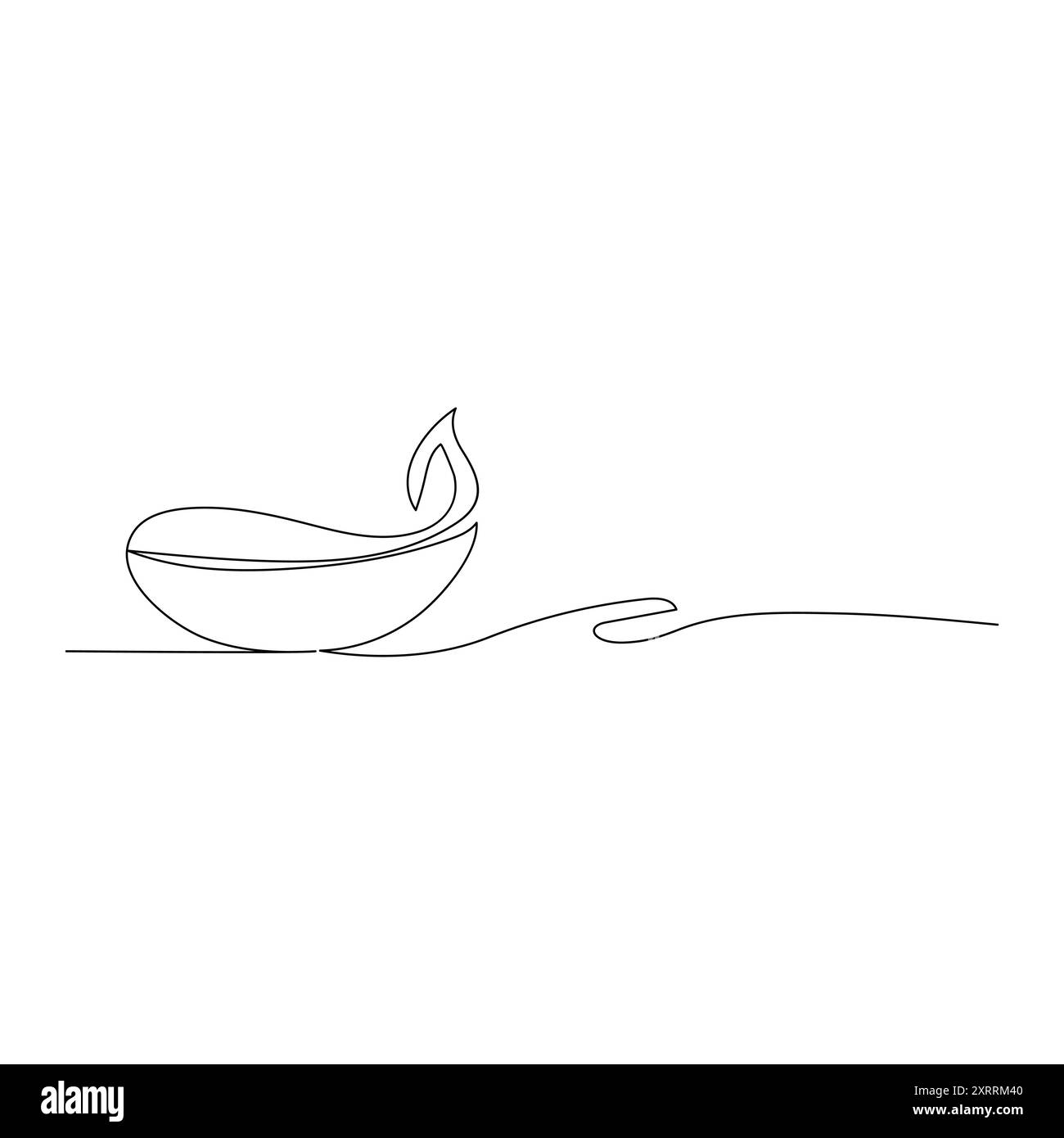 Rose Line Art Stock Vektor