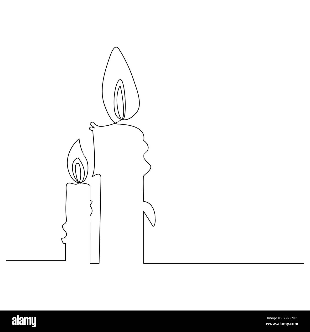 Rose Line Art Stock Vektor