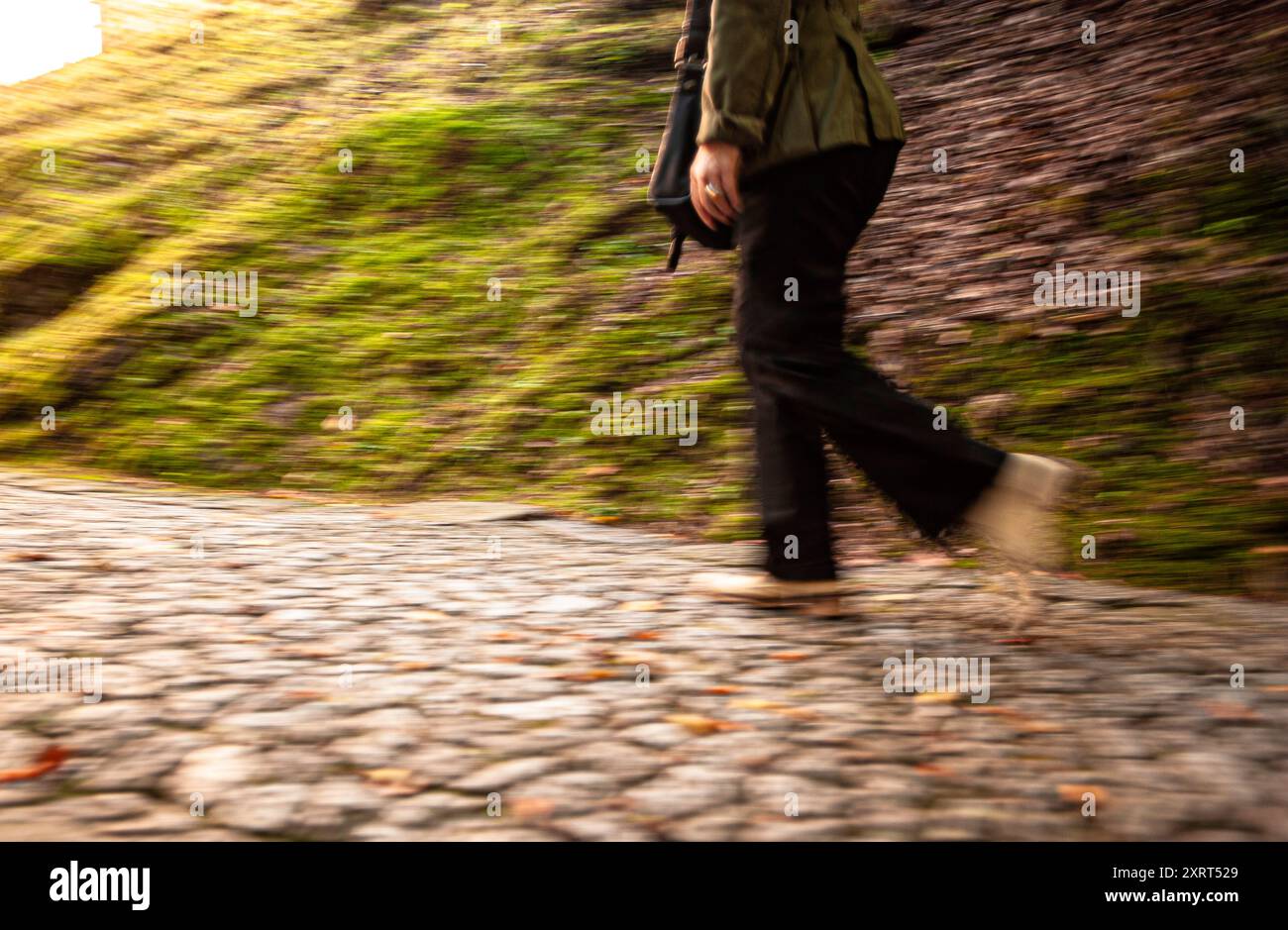 Italien Piemont Valsesia Sacro Monte di Varallo - unterwegs Stockfoto