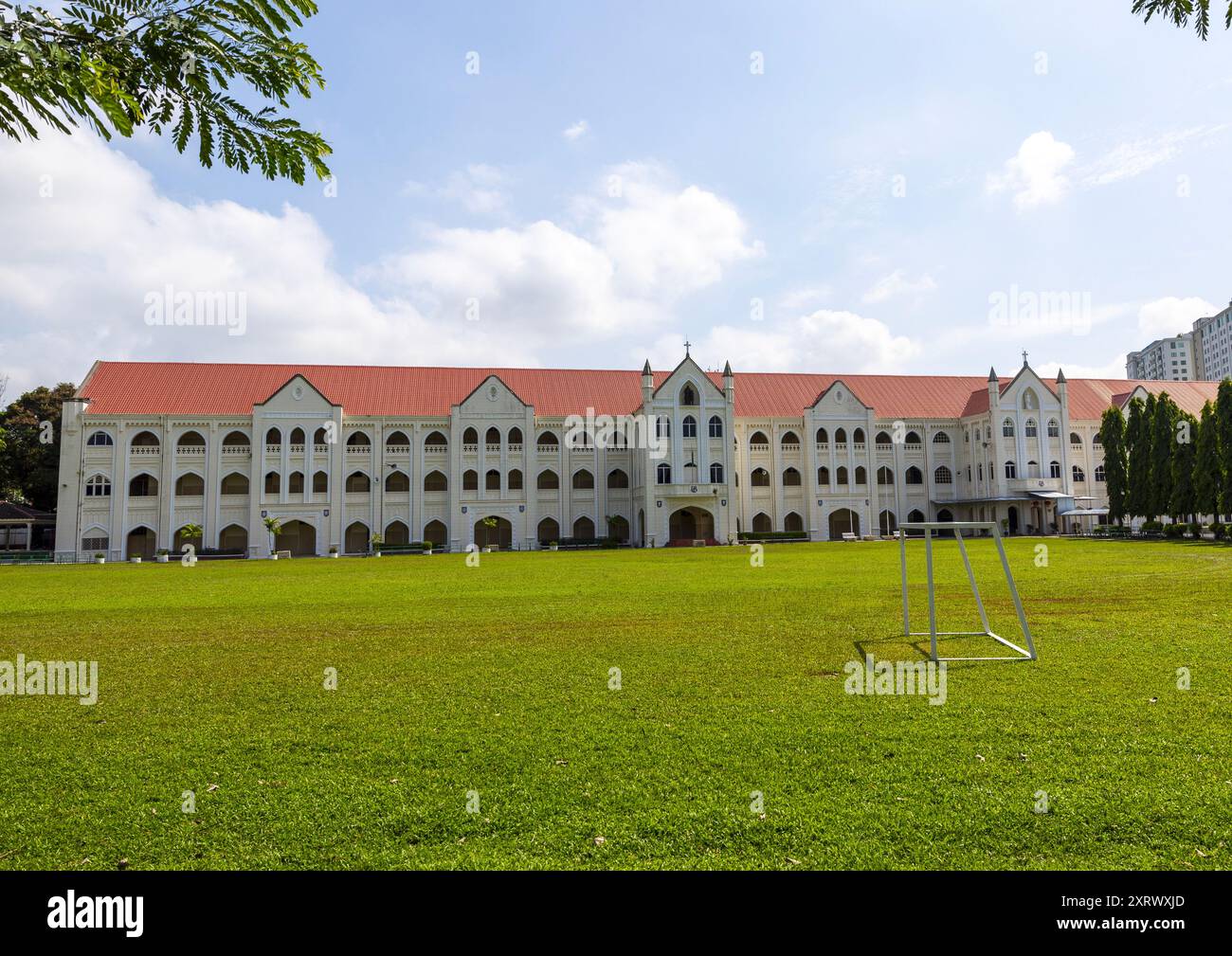 St. Michael Institution in der britischen Kolonialzeit Architektur, Perak, Ipoh, Malaysia Stockfoto