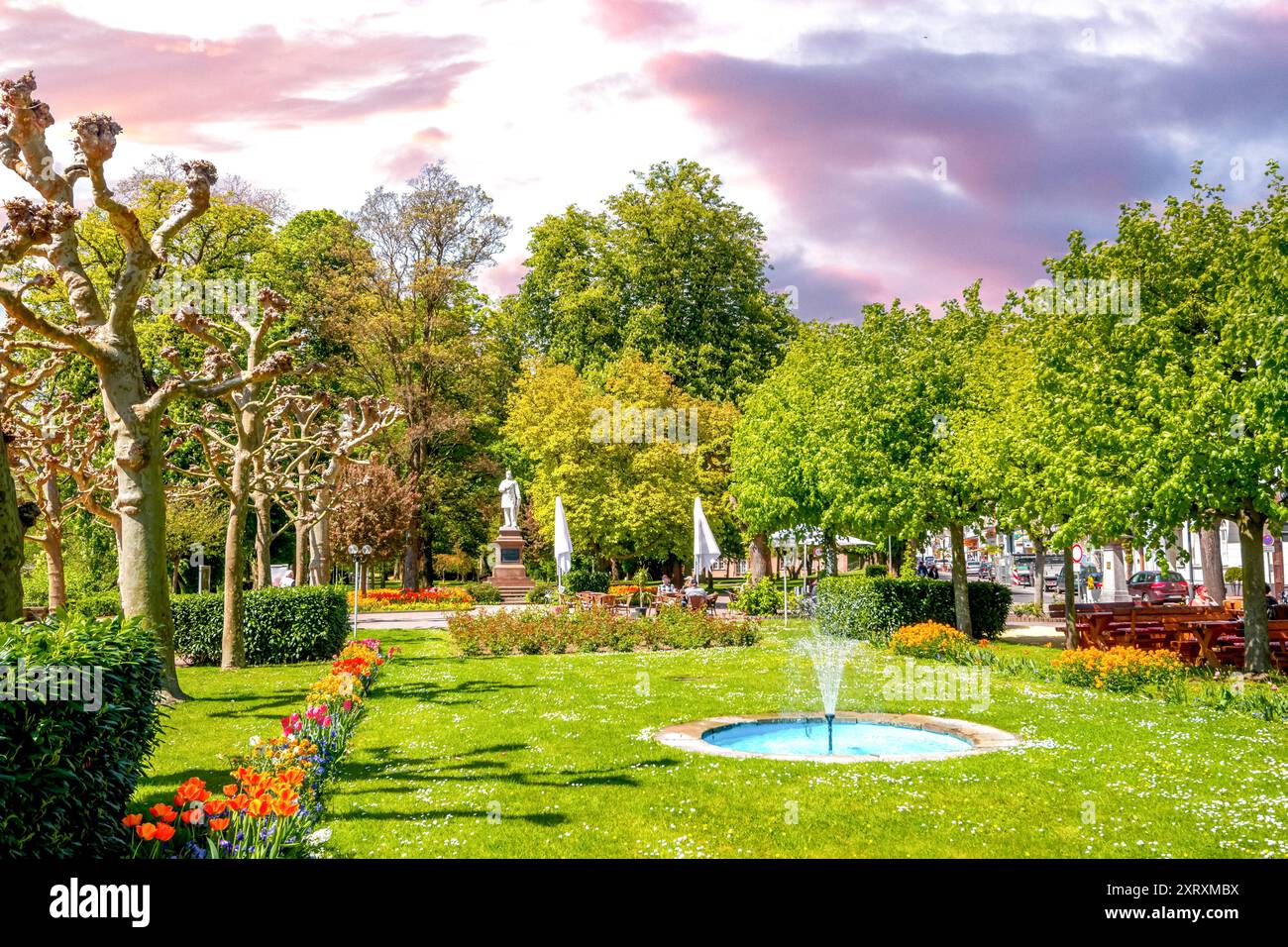 Altstadt von Bad Ems, Deutschland Stockfoto