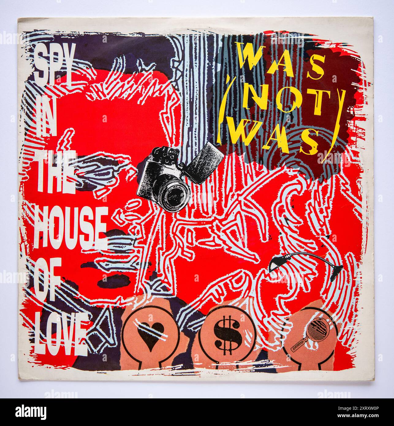Cover der 12-Zoll-Single von Spy in the House of Love von was (Not Was), die 1988 veröffentlicht wurde Stockfoto