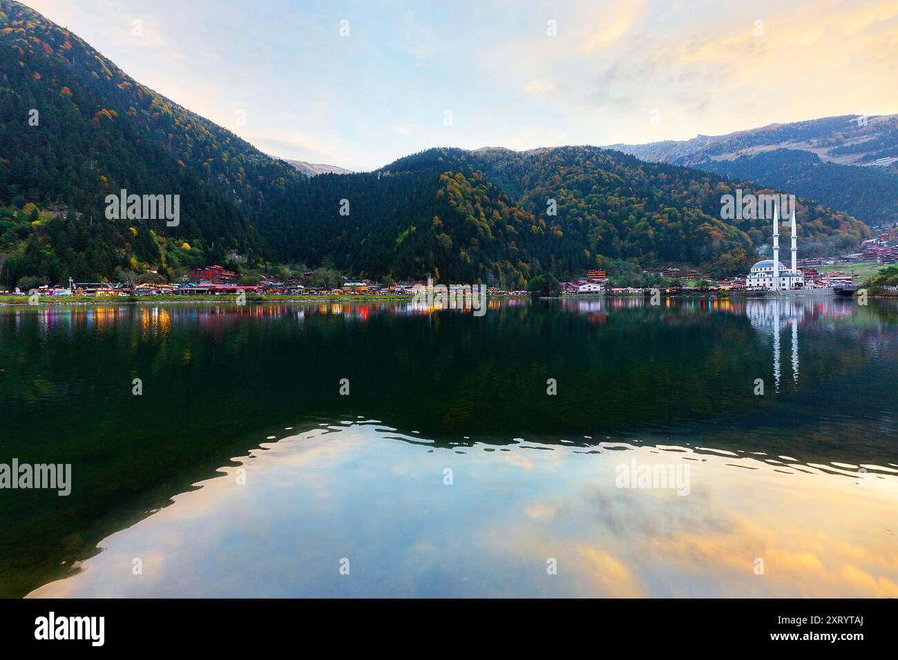 Mountain Village von Uzungol in Trabzon, Türkei Stockfoto