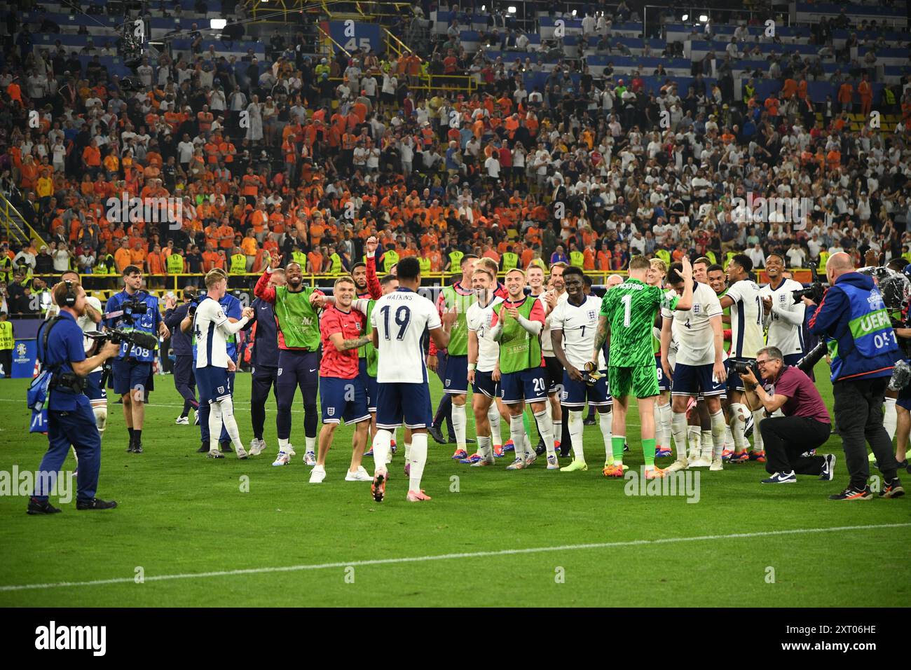 In Aktion während des UEFA 2024 EUROÕs Halbfinalspiels zwischen den Niederlanden und England, BVB Stadion, Dortmund, 10. Juli 2024, wobei: Dortmund, Deutschland Wann: 10. Juli 2024 Kredit: Anthony Stanley/WENN Stockfoto