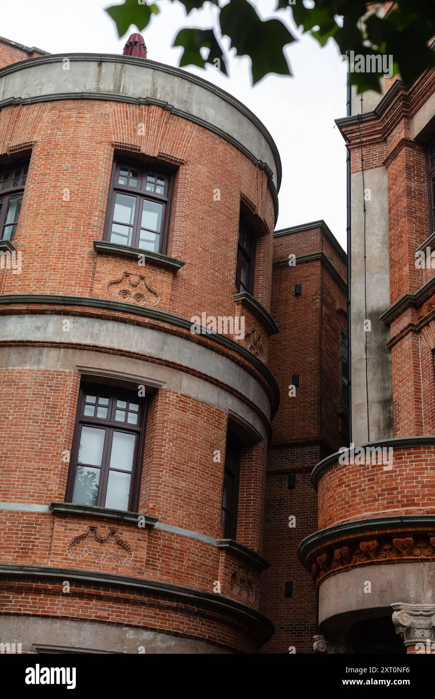 Historisches Gebäude an der Yuanmingyuan Road, Shanghai, China. Stockfoto