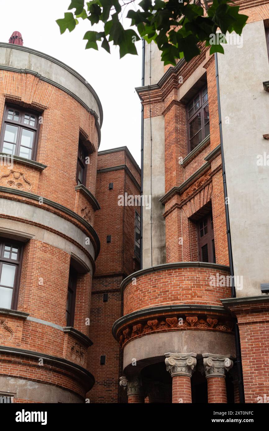 Historisches Gebäude an der Yuanmingyuan Road, Shanghai, China. Stockfoto