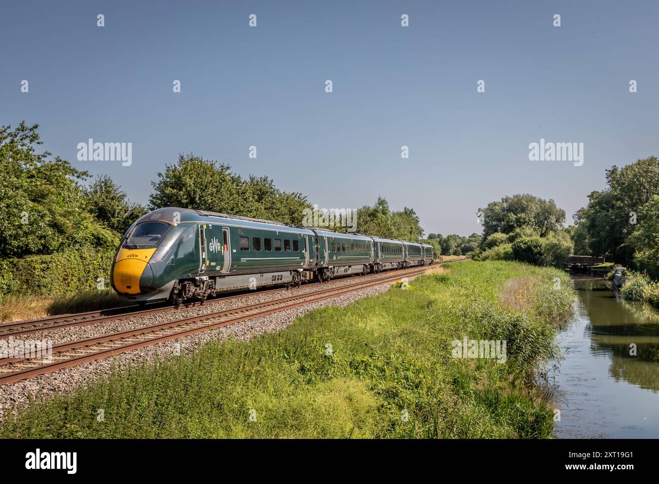 GWR-Klasse 800/0 Nr. 800012, Crofton, Wiltshire, England, Großbritannien Stockfoto