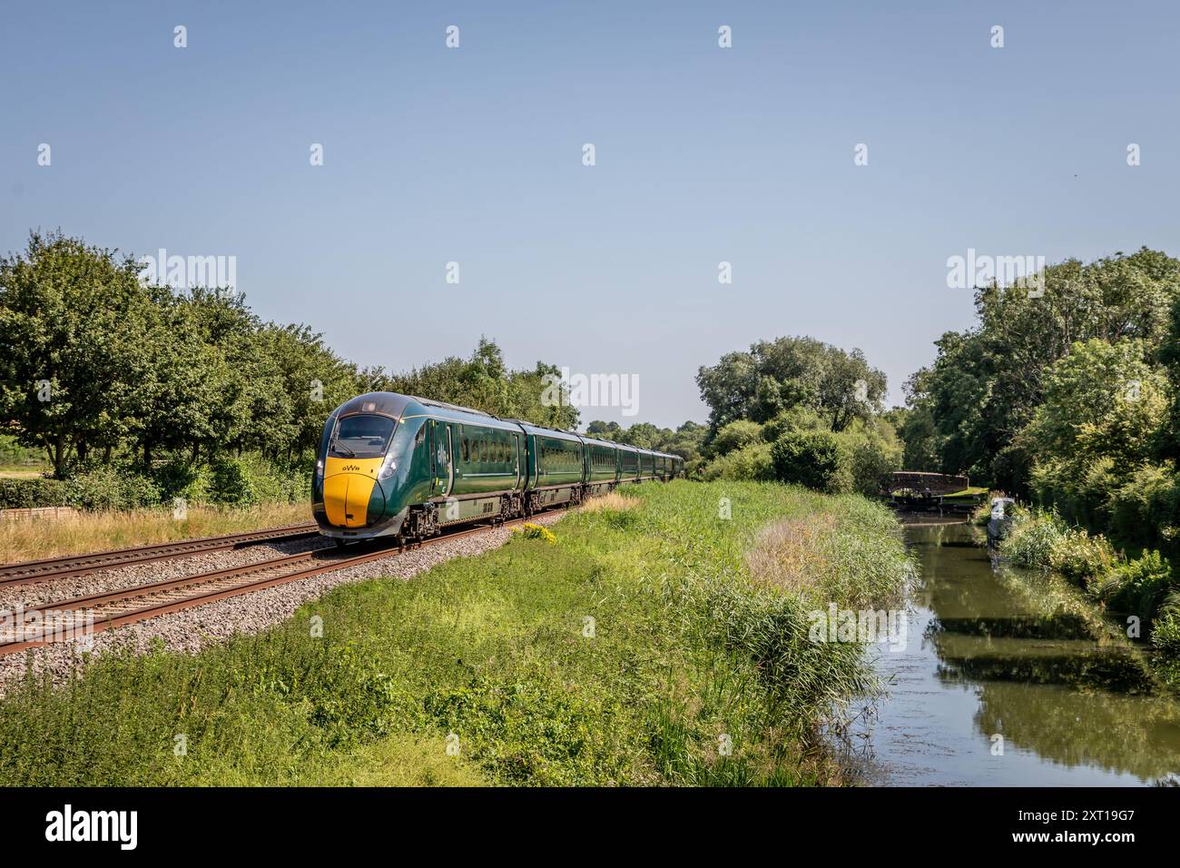 GWR-Klasse 800/0, Crofton, Wiltshire, England, Großbritannien Stockfoto