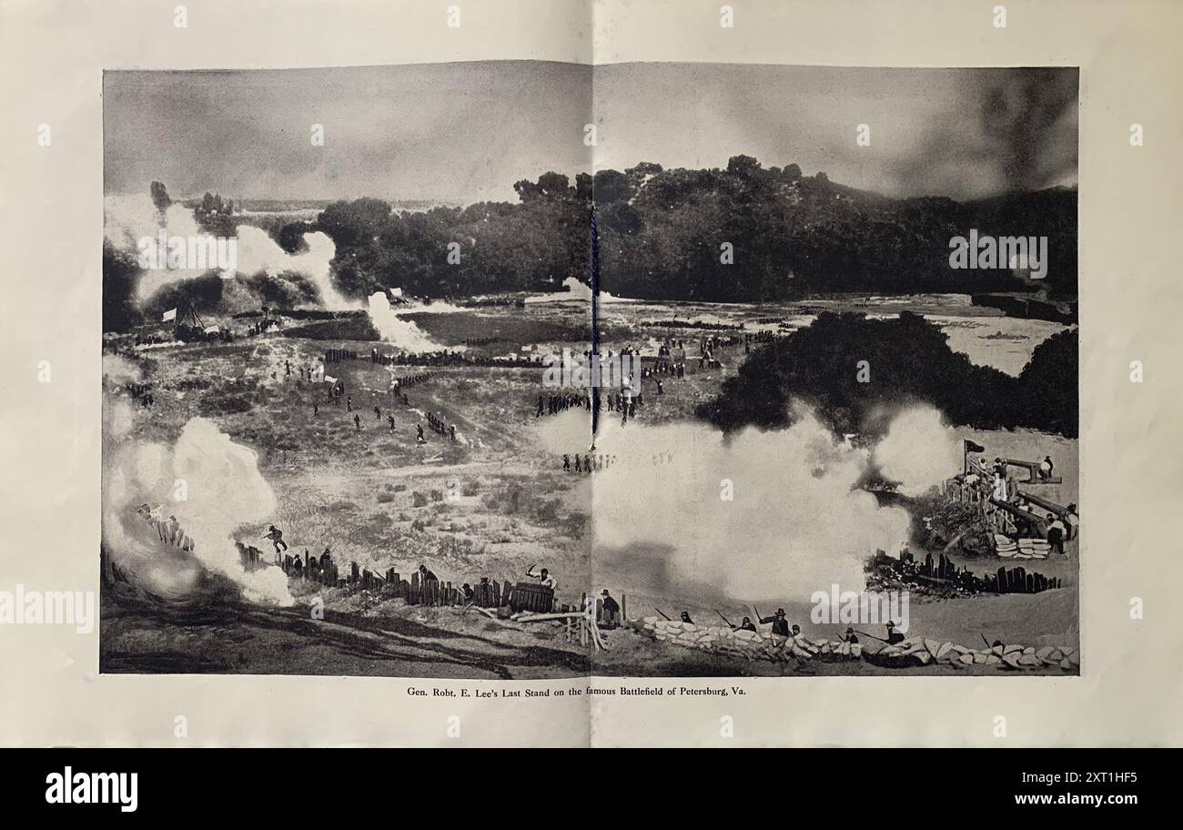 General Robert E. Lees letzter Stand auf dem berühmten Battlefield of Petersburg, Va. In THE BIRTH OF A NATION 1915 Regisseur/Produzent D.W. GRIFFITH aus dem Roman / Stück von Thomas Dixon Jr. David W. Griffith Corporation / Epoch Producing Corporation Stockfoto