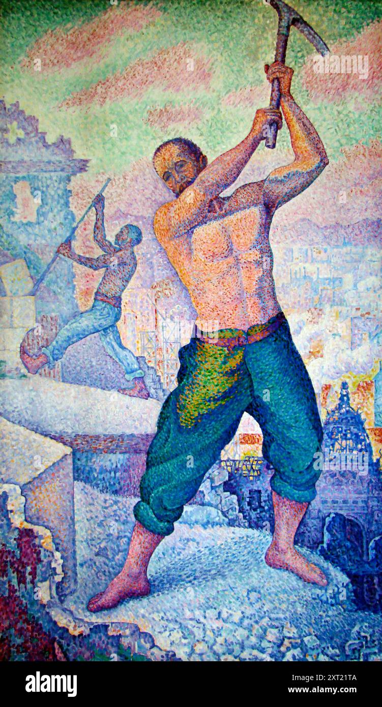 Der Zerstörer. Paul Signac. 1897-1899. Stockfoto