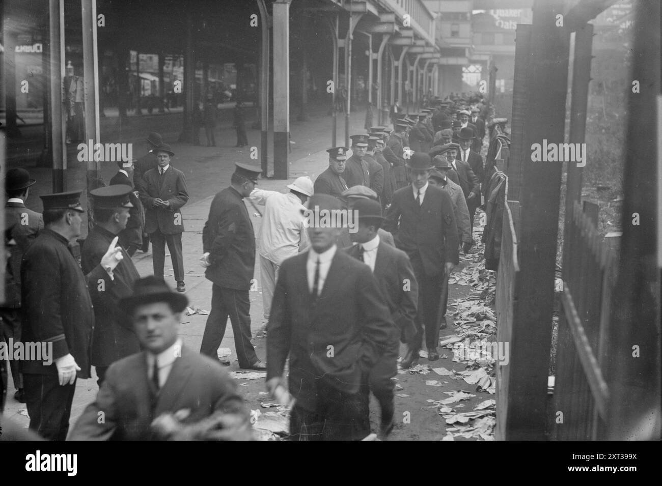 Erstes Spiel - 1913 World Series (Baseball), 1913. Stockfoto