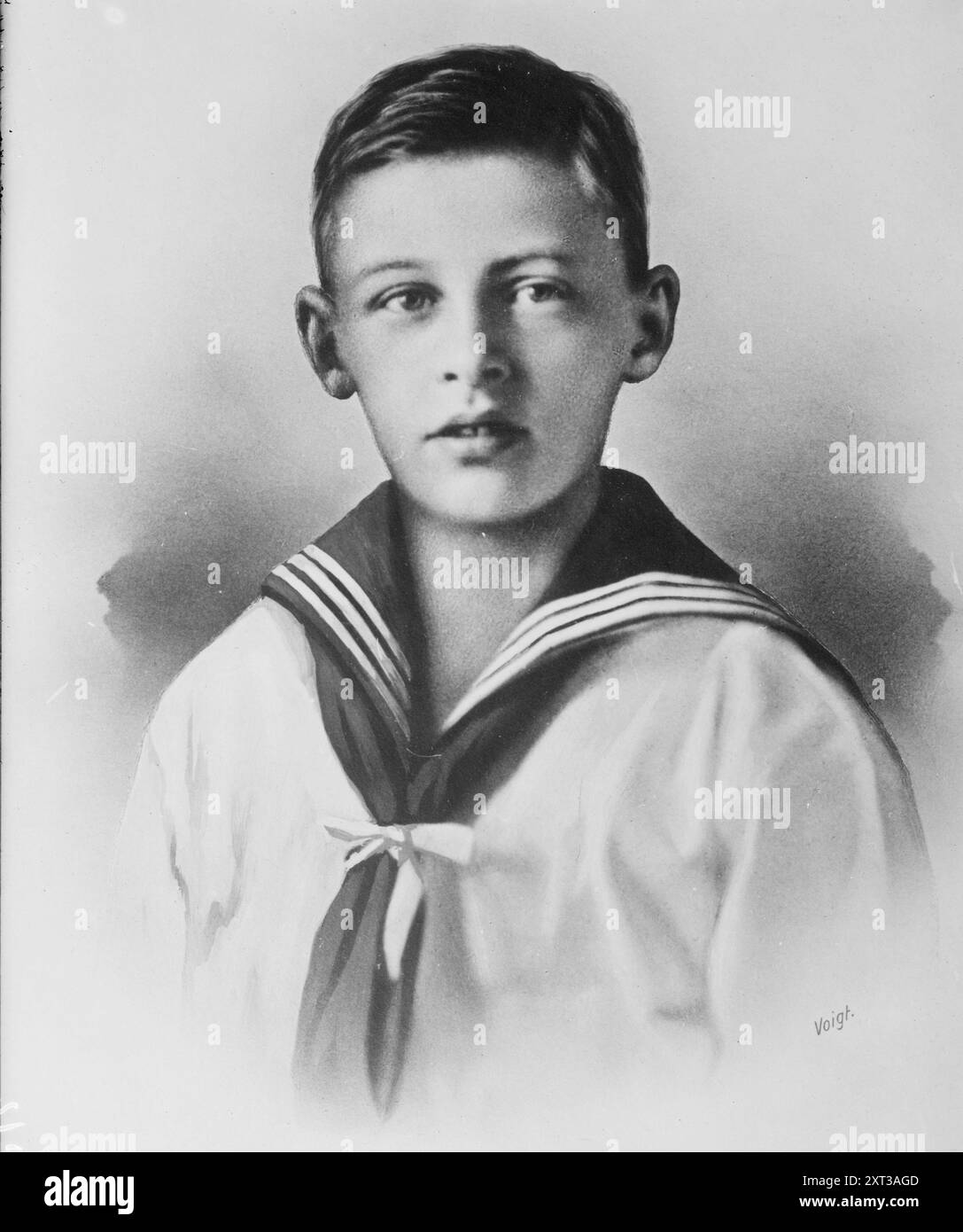 Prinz Wilhelm (Keim.) [Deutschland], zwischen 1915 und 1920. Zeigt Prinz Wilhelm von Preußen (1906–1940), das älteste Kind von Kronprinz Wilhelm von Deutschland und Herzogin Cecilie von Mecklenburg-Schwerin. Stockfoto