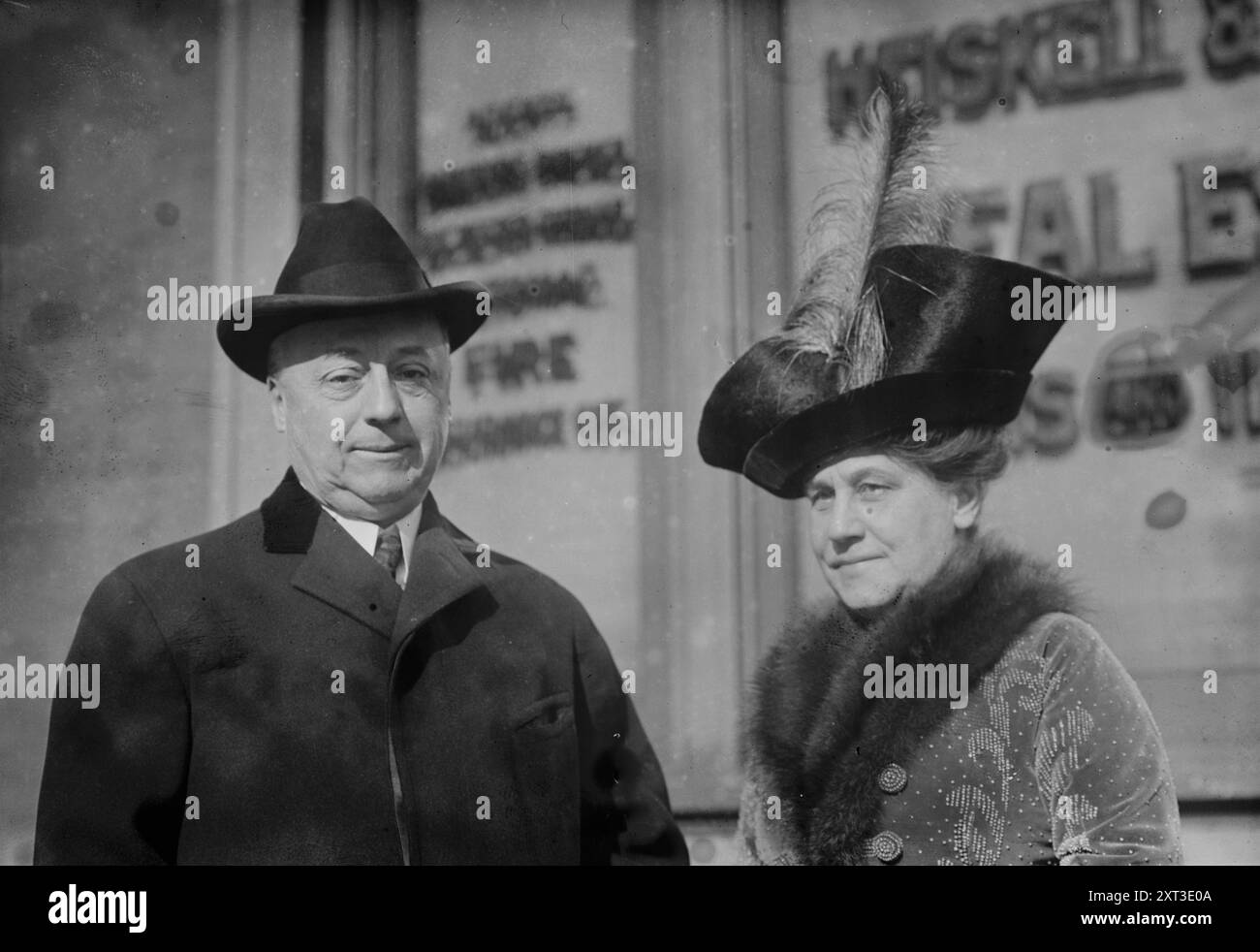 Mr. &Amp; Mrs. P.C. Knox, 1912. Stockfoto