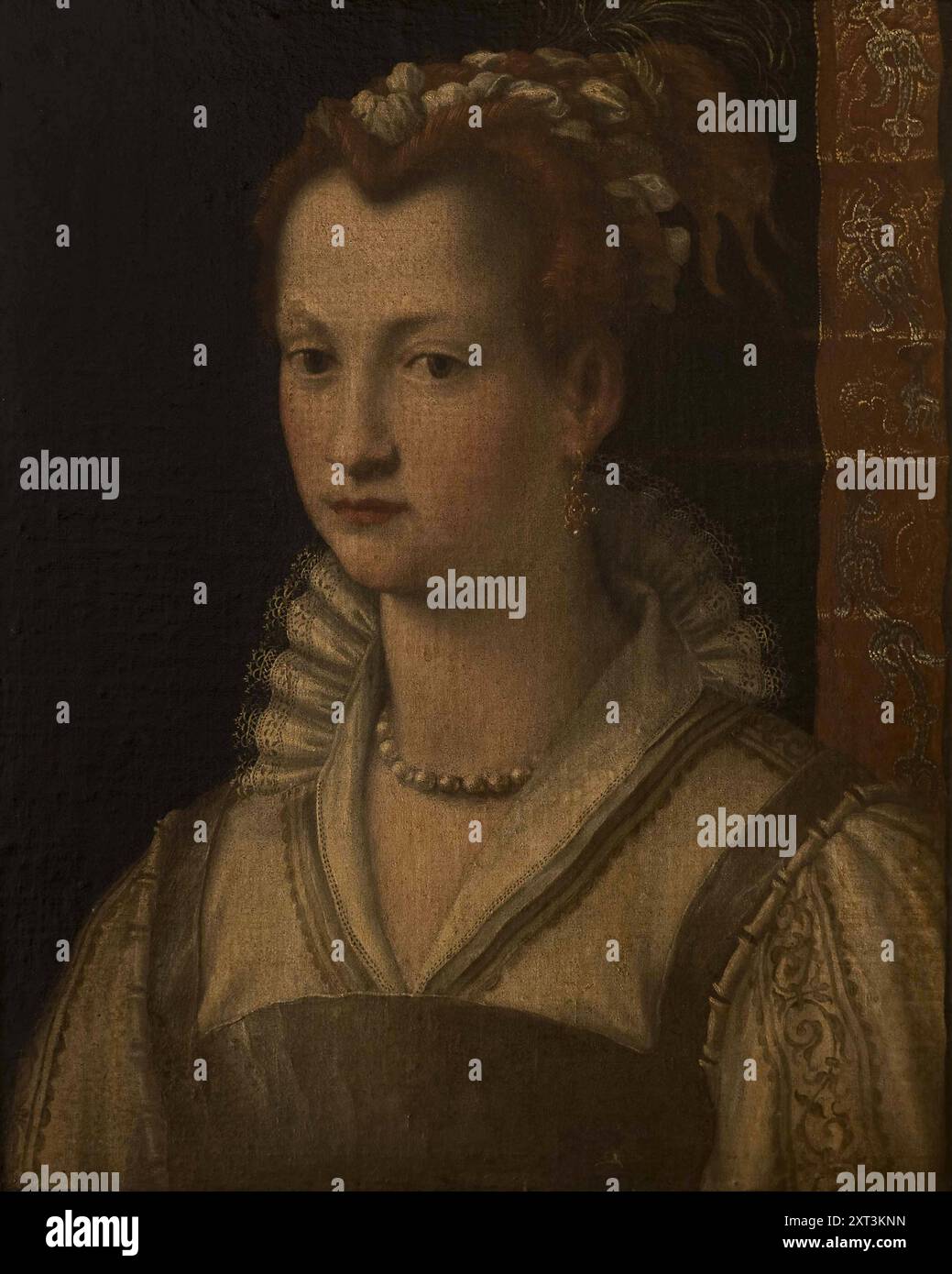 Porträt von Eleanor von Toledo (1522-1562), Anfang der 1570er Jahre Gefunden in der Sammlung der Galleria Borghese, Rom. Stockfoto