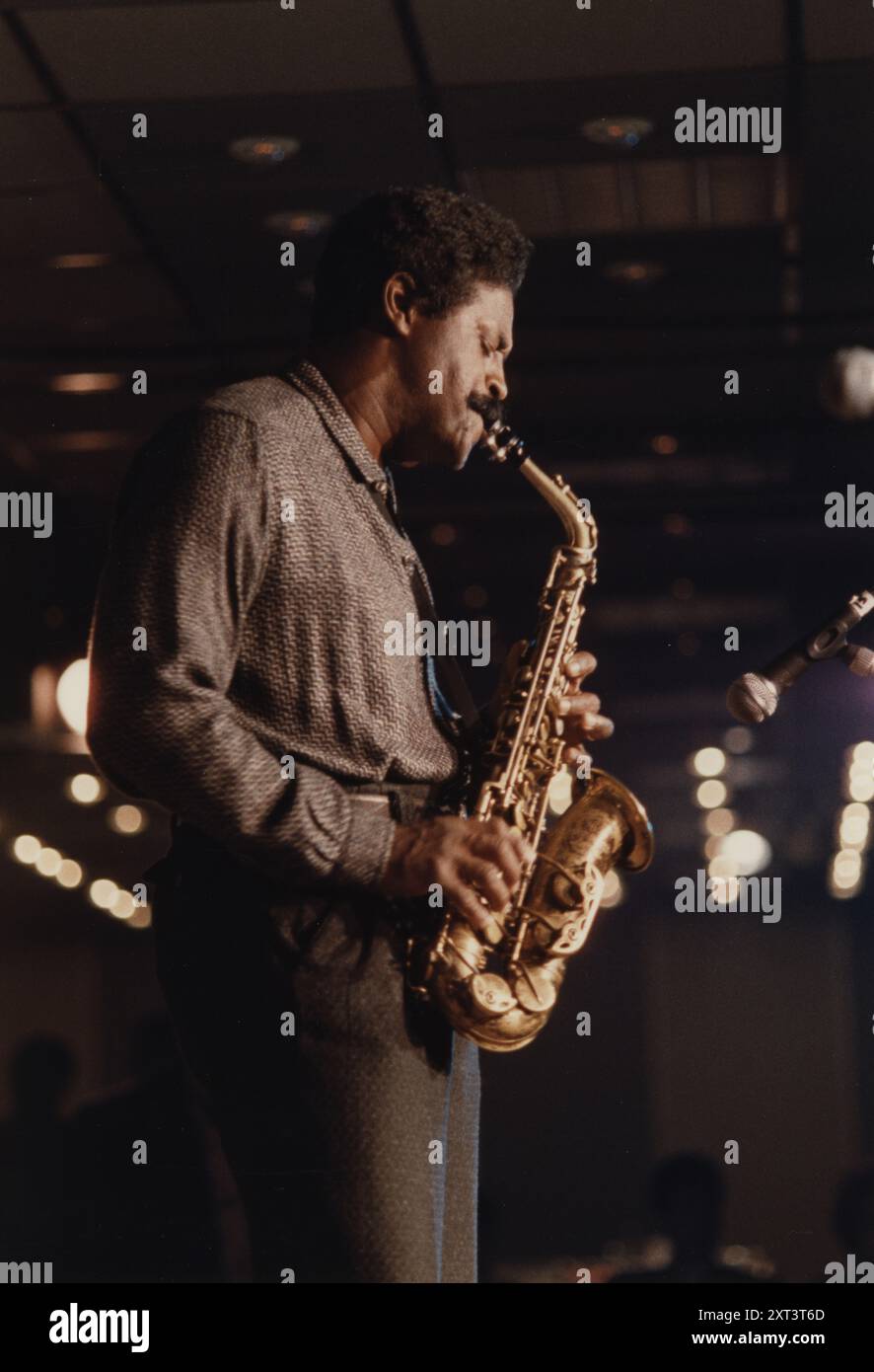 Charles McPherson, Jazz Inn Party, Nordwijk, Niederlande, 1989. Stockfoto