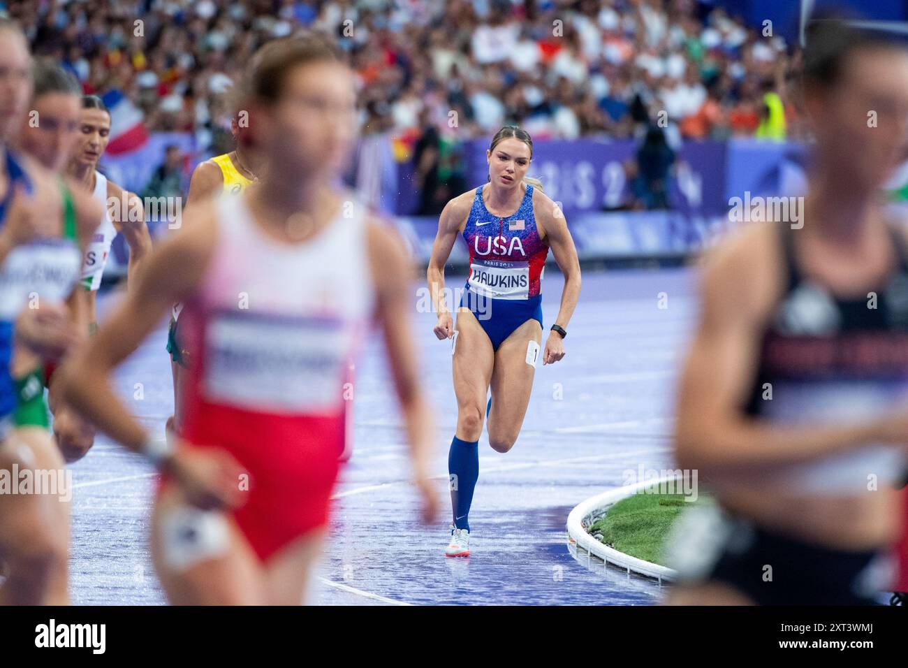 HAWKINS Chari (USA), 800 Meter Lauf im Siebenkampf, Frauen, FRA